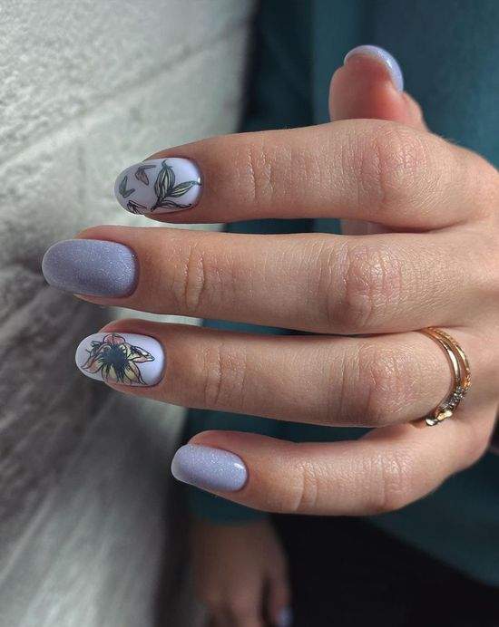 Весняний манікюр із квітами: актуальний дизайн