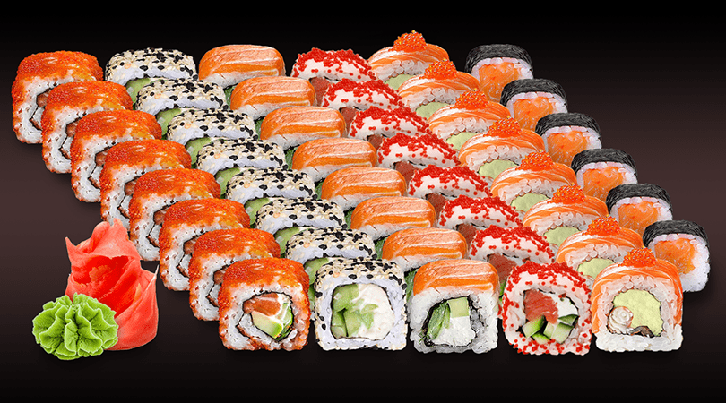 Как создать свой идеальный комплект суши при заказе?