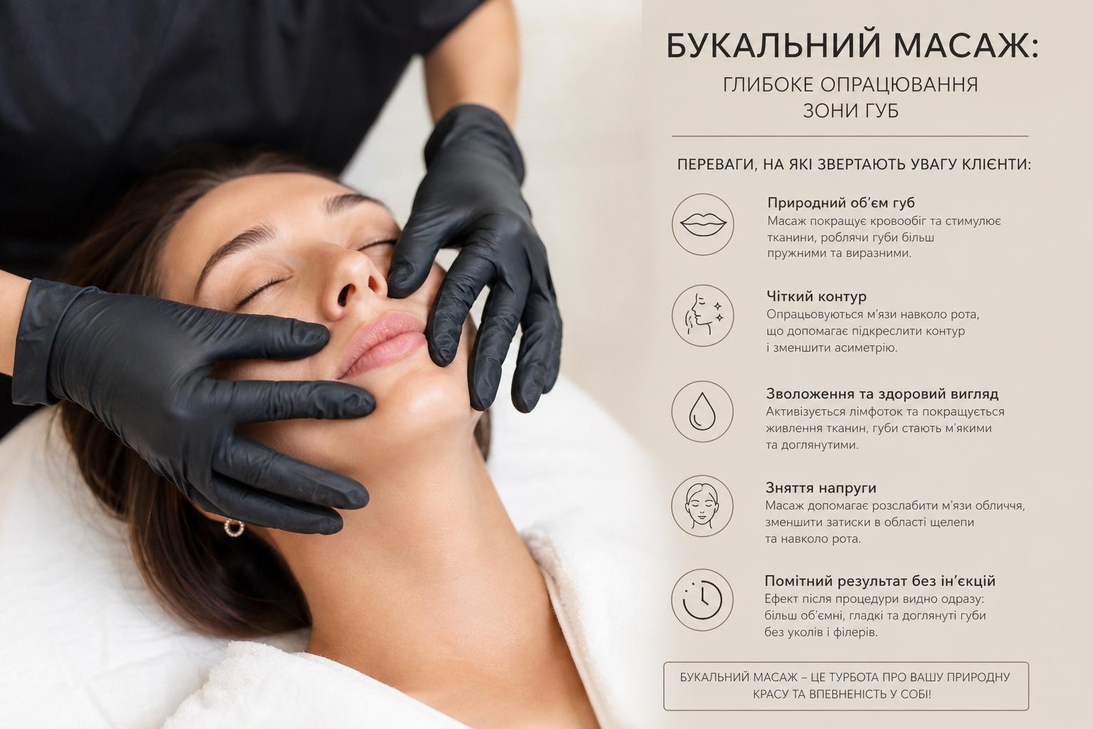 Букальний масаж: глибоке опрацювання зони губ. Переваги, на які звертають увагу клієнти Букальний масаж: глибоке опрацювання зони губ. Переваги, на які звертають увагу клієнти