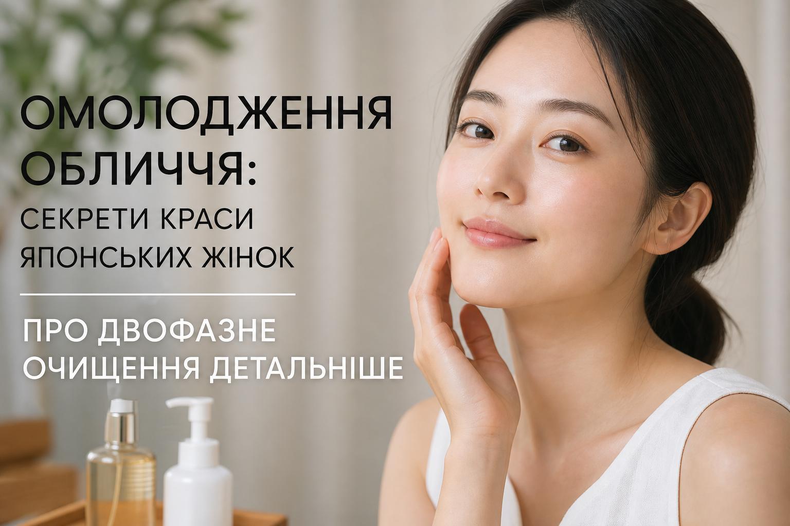 Омолодження обличчя: секрети краси японських жінок. Про двофазне очищення детальніше Омолодження обличчя: секрети краси японських жінок. Про двофазне очищення детальніше